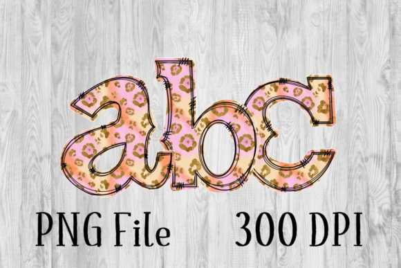 Download Pink Leopard Lower Case ABC - Premium Resources