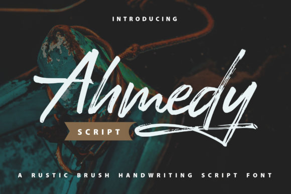Download Ahmedy | Rustic Brush Handwriting Script - Handwriting Collection