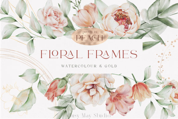 Download Flowers Rose Gold Geometric Frames PNG - Flower Collection