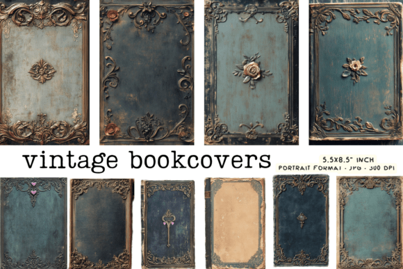 Download Vintage Book Covers Ornate Style - Ornate Collection