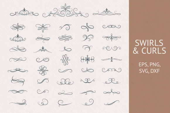 Download Ornate Borders,Swirls &amp; Curls Collection - Ornate Collection